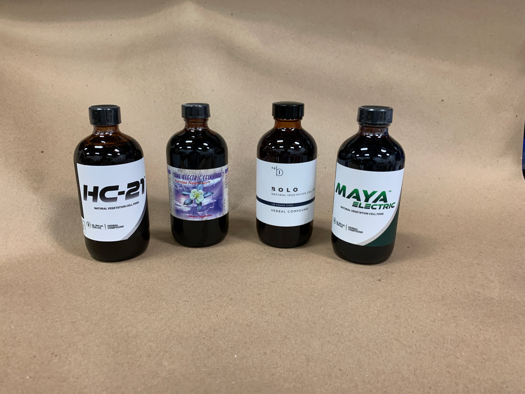 New Immune Support Package: New All Liquids Pk Dr. Sebi & Maa Bio Electric Cell Food
